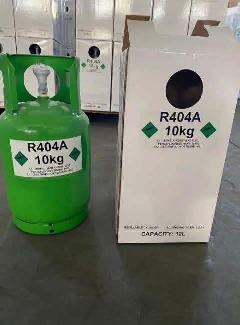 R-404A 10 kg refillable cylinders in stock